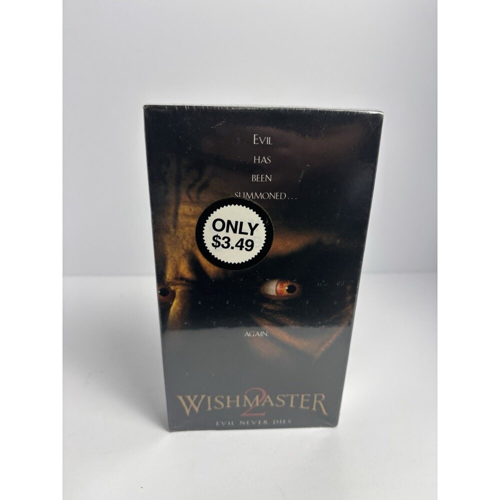 Wishmaster 2 Evil Never Dies Vhs New Factory Sealed Artisan watermark stamp